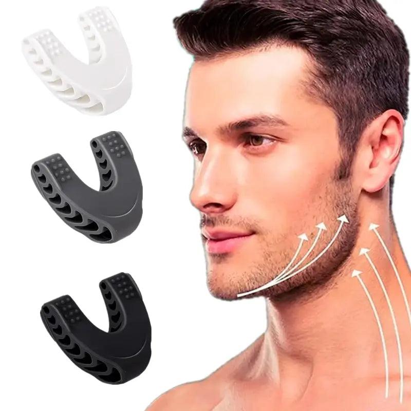 U-Shaped Jaw Exerciser for Facial Toning and Muscle Enhancement