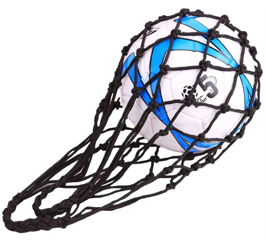 High-Quality Portable Nylon Mesh Sports Equipment Carry Bag for Basketball, Volleyball, Football, and Soccer