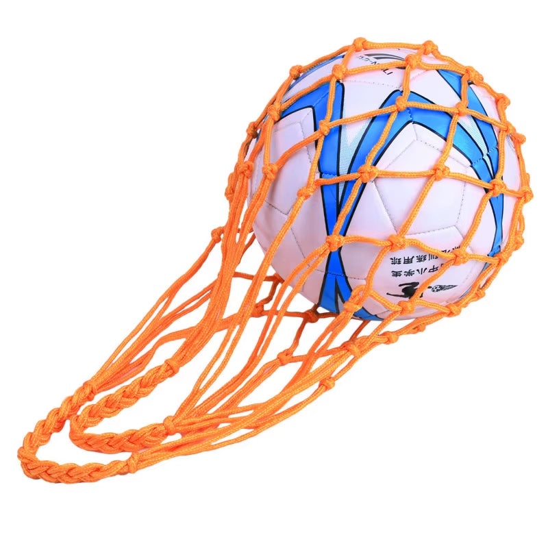 High-Quality Portable Nylon Mesh Sports Equipment Carry Bag for Basketball, Volleyball, Football, and Soccer