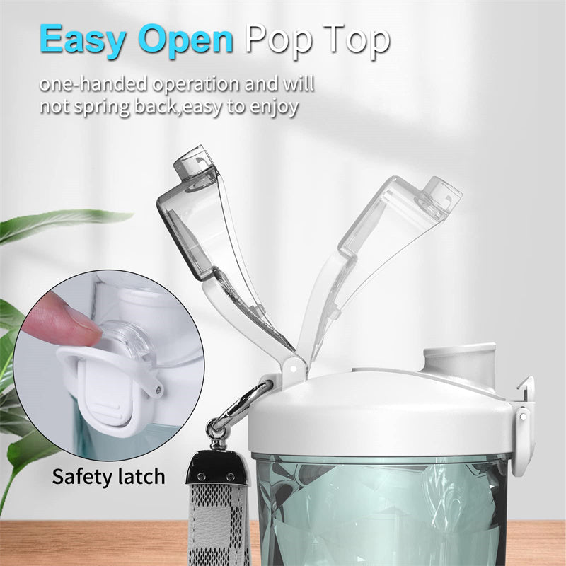 Portable Personal Blender for Shakes and Smoothies with 6-Blade Design