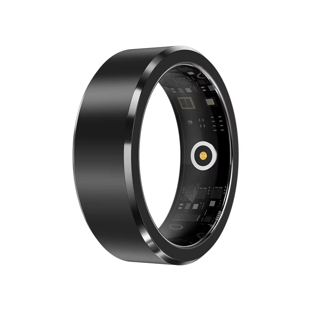 Smart Waterproof Health Monitoring Ring with Blood Oxygen, Heart Rate, and Sleep Tracking for Men and Women