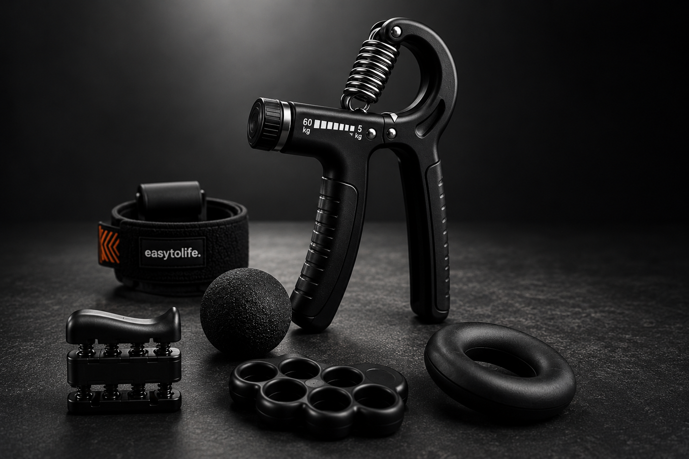 Verstellbarer Handtrainer für Griffkraft & Unterarmtraining