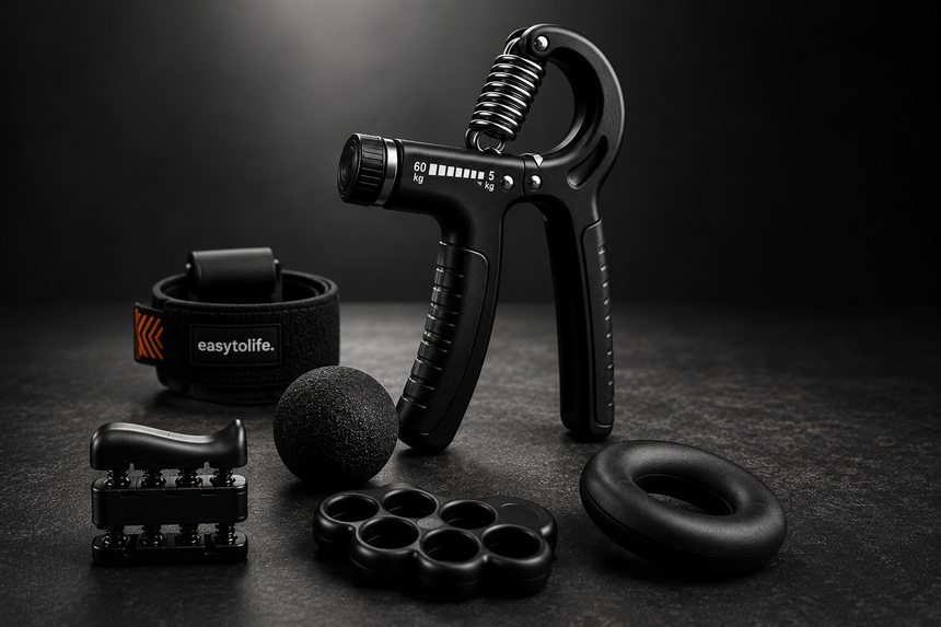Verstellbarer Handtrainer für Griffkraft & Unterarmtraining