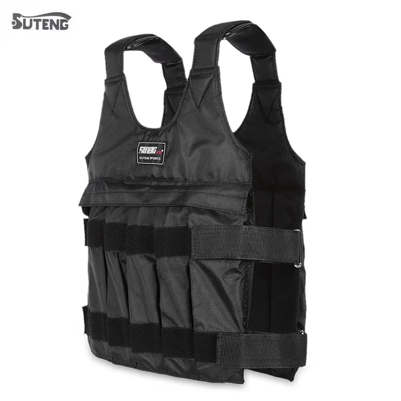 Suteng Adjustable Weighted Vest for Boxing and Fitness Training, Capacity 20kg to 50kg