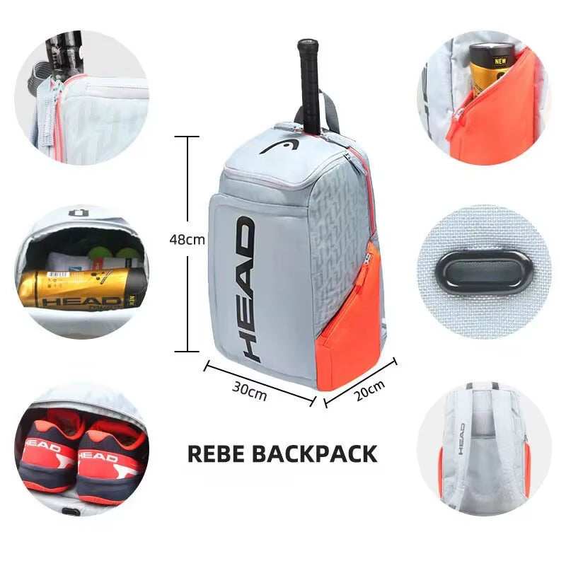 Radical Tennis Backpack for Men and Women - 2-Pack Racket Sports Bag