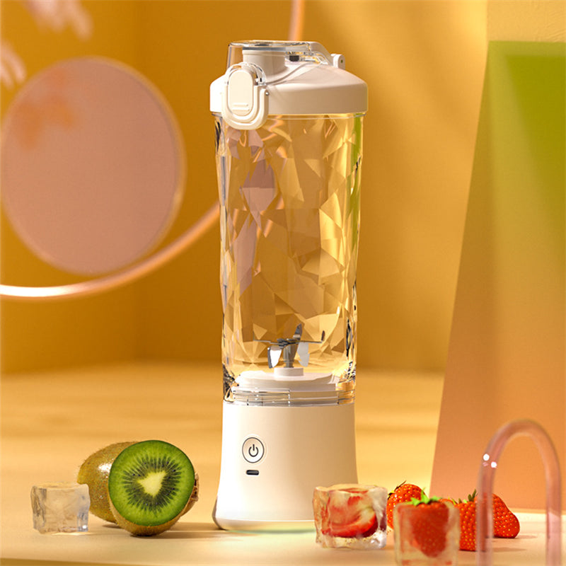 Portable Personal Blender for Shakes and Smoothies with 6-Blade Design