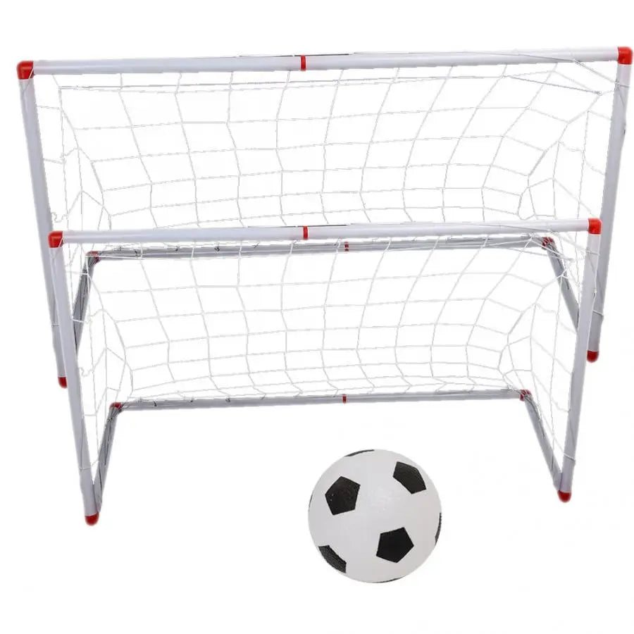 Indoor/Outdoor Mini Soccer Goal Post Set for Children (106/120Cm) with Ball Pump - Official Size Football Sports Toy