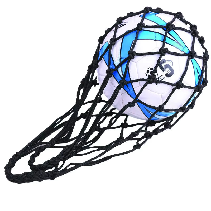 High-Quality Portable Nylon Mesh Sports Equipment Carry Bag for Basketball, Volleyball, Football, and Soccer